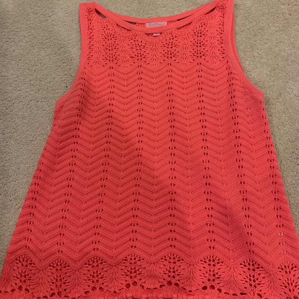 Lily Pulitzer size XL dressy sweater tank
